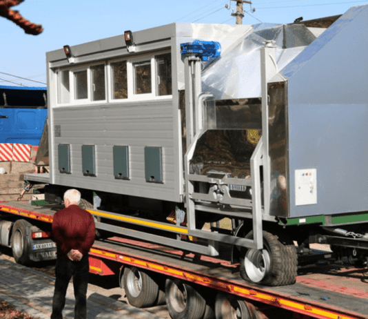 Первая мобильная станция сортировки мусора в Винницкой области